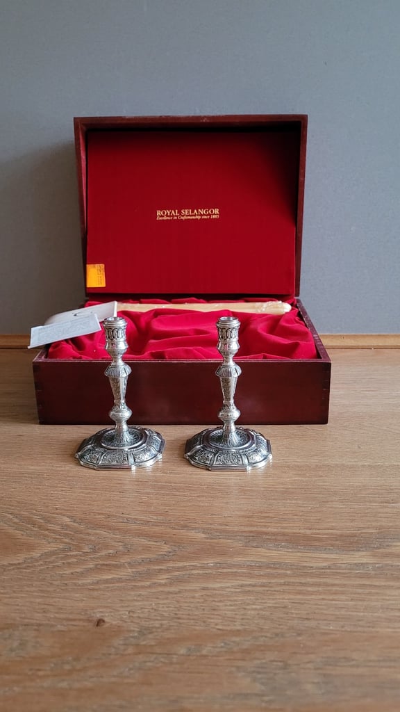 Royal Selangor Pewter Candlesticks