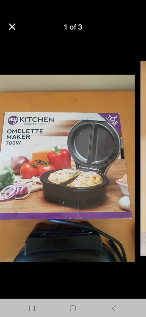 image for Brand new omelette maker and mini george foreman