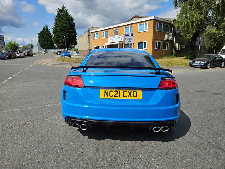 2021 AUDI TT 50 TFSI 320 Quattro TTS Vorsprung S Tronic Blue Damaged Repaired