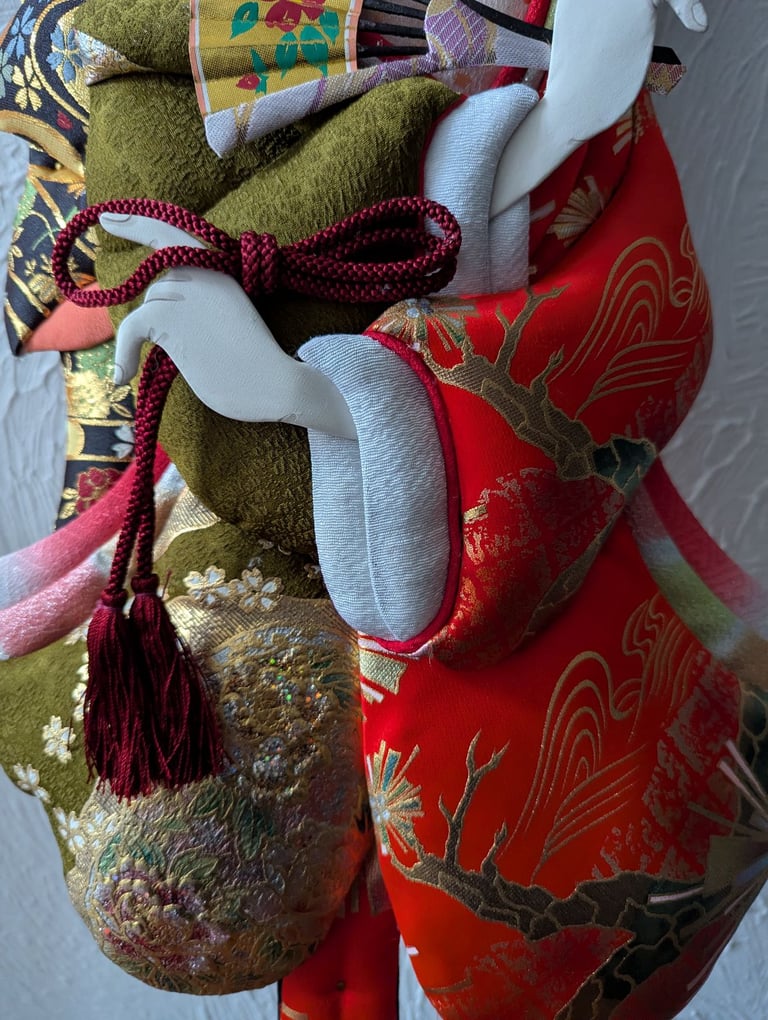 VINTAGE JAPANESE PADDLE DOLL 