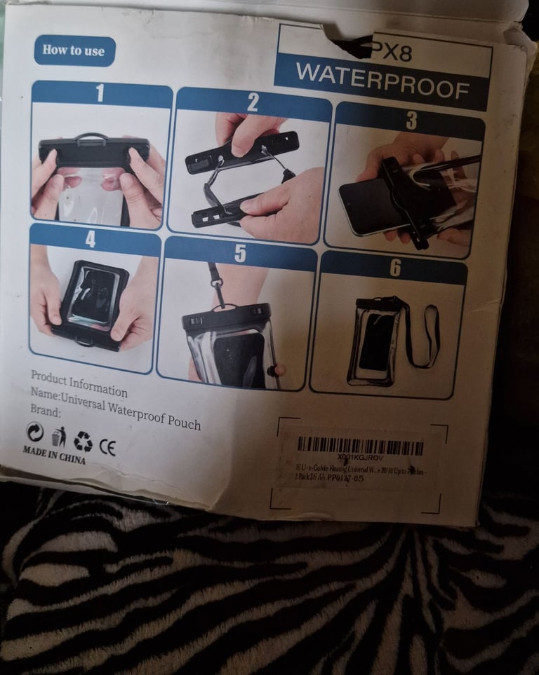 Pack of 2 Universal waterproof pouch 
