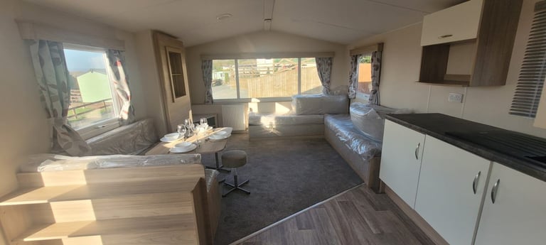 Static caravan sited 