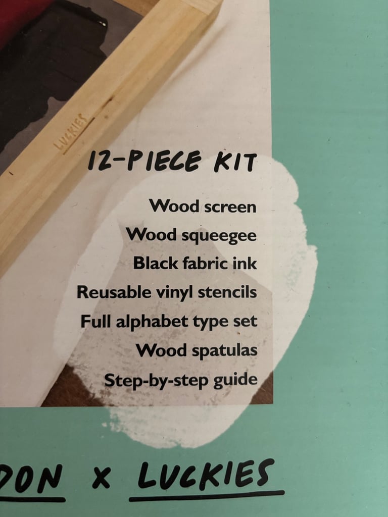 Screen printing kit