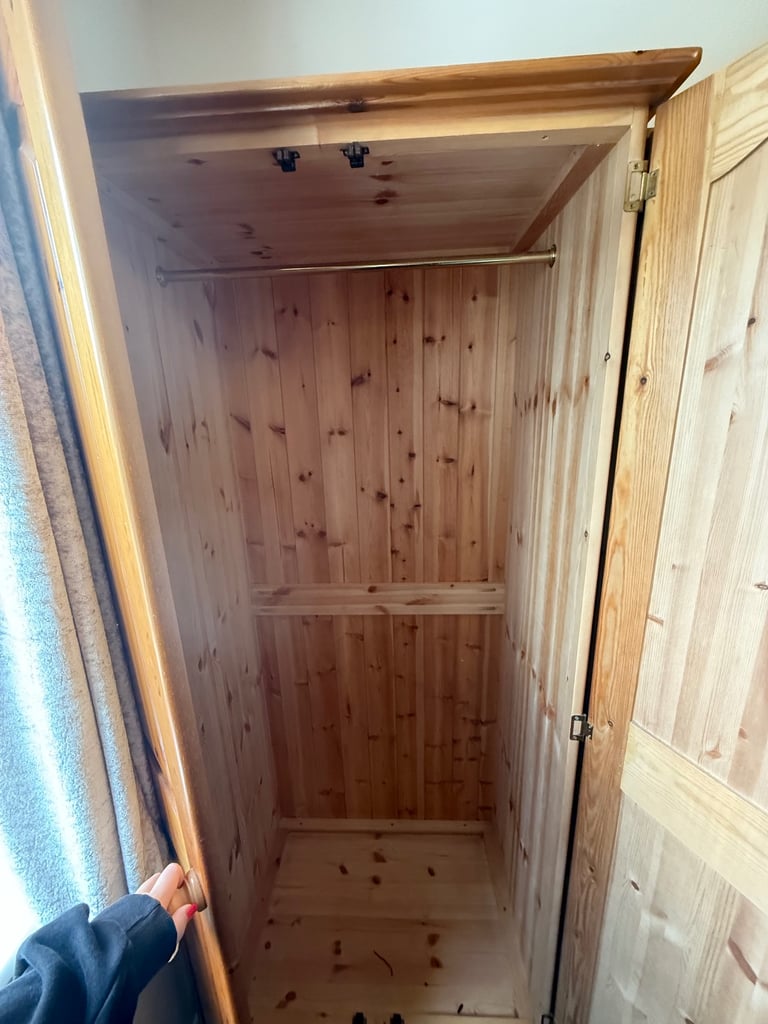 Wooden wardrobe 