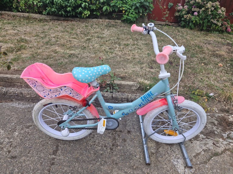 KIDS GIRLS CHILDREN SHINE BRICHT 16 INCH WHEELS BIKE BICYCLE