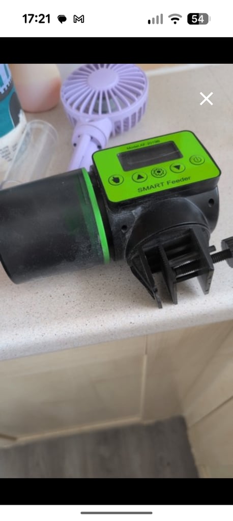 Electric fish feeder 