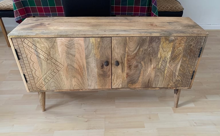 Brand new Sideboard Solid Mango Wood 110x30x60 cm