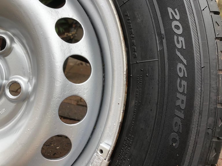 Full size 16" Steel Spare Wheel and new tyre