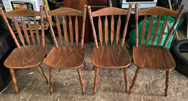 4 Antique Farmhouse Dining Chairs