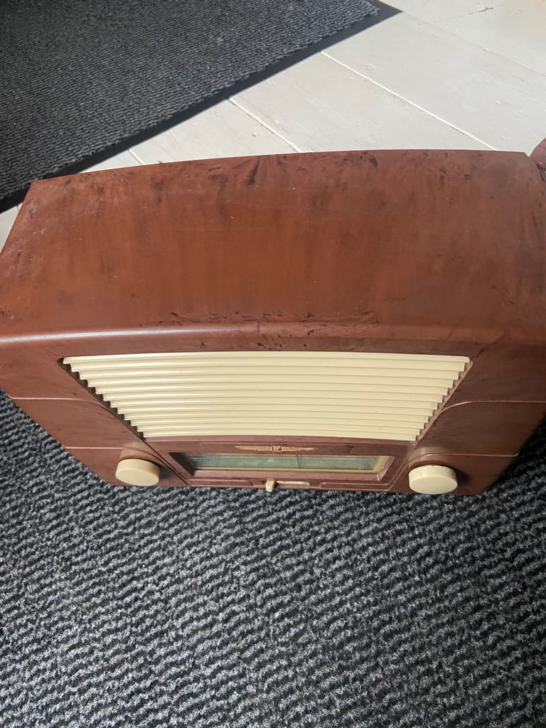 image for Radio Rentals - Art Deco style valve radio 