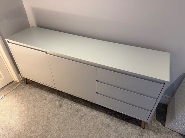 image for 3-Piece MADE Furniture: Sideboard + Bedside Table + Vanity Chest of Drawers