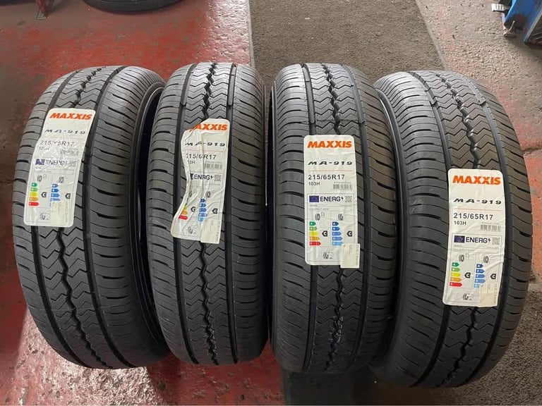 215/65 R17 Maxxis MA-919 103H XL 215 65 17 Black Cab Taxi Tyres