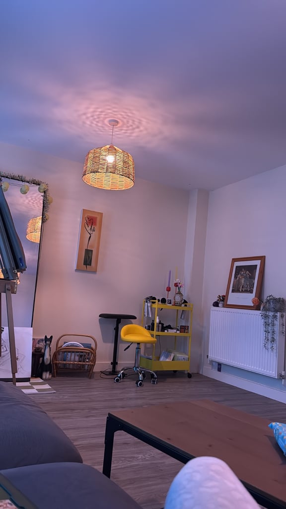 Rattan lampshade (two)