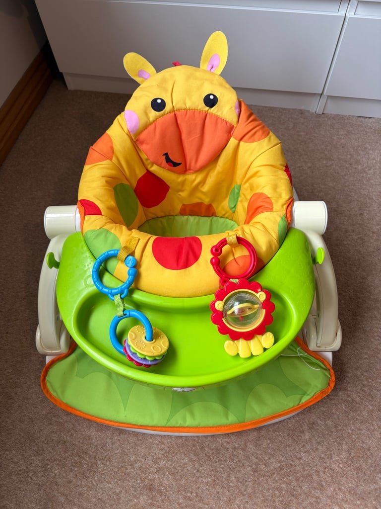 image for Fisher price giraffe sit me up seat (free)