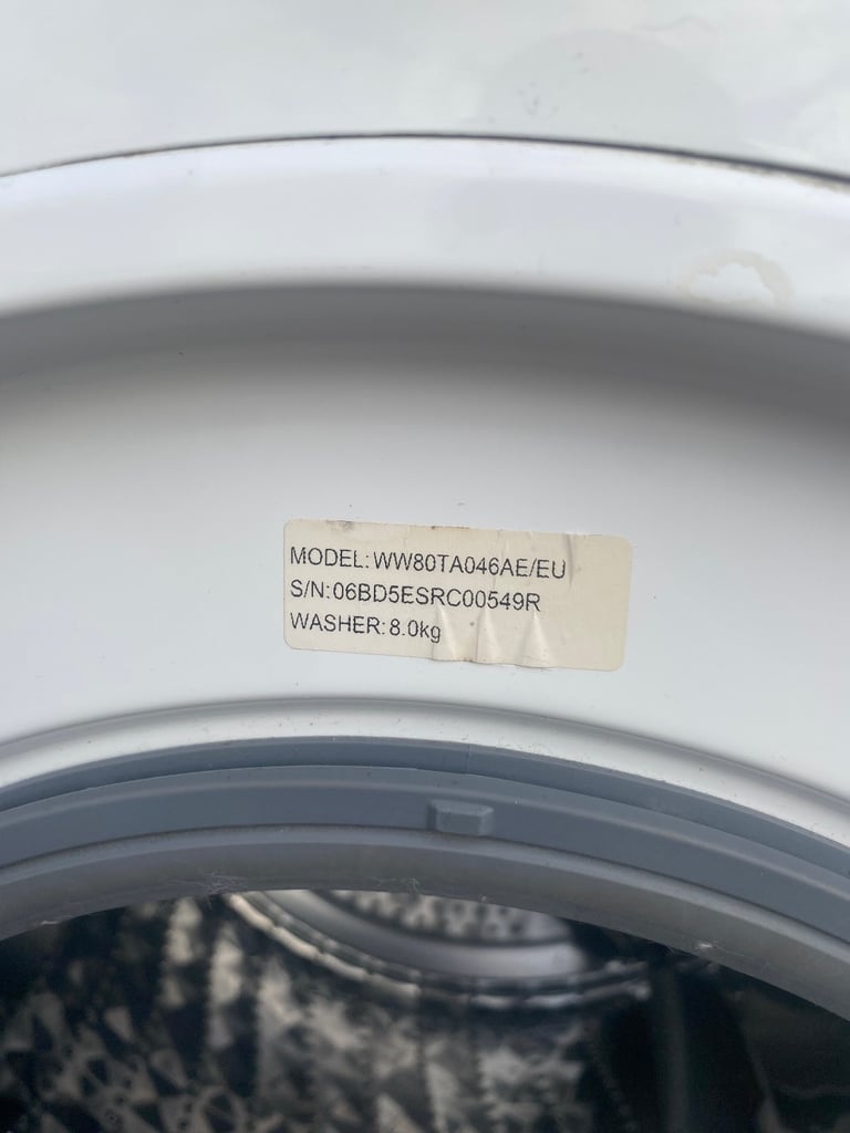 Washing machine 8kg Delivery Available 