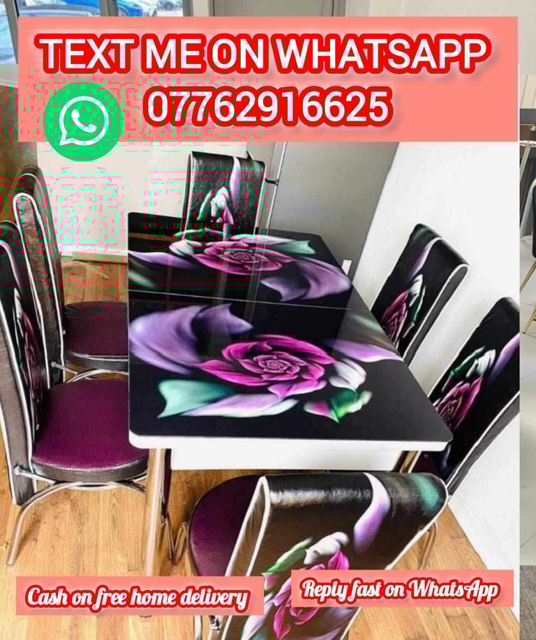 image for Brand New Dining table and chiars.