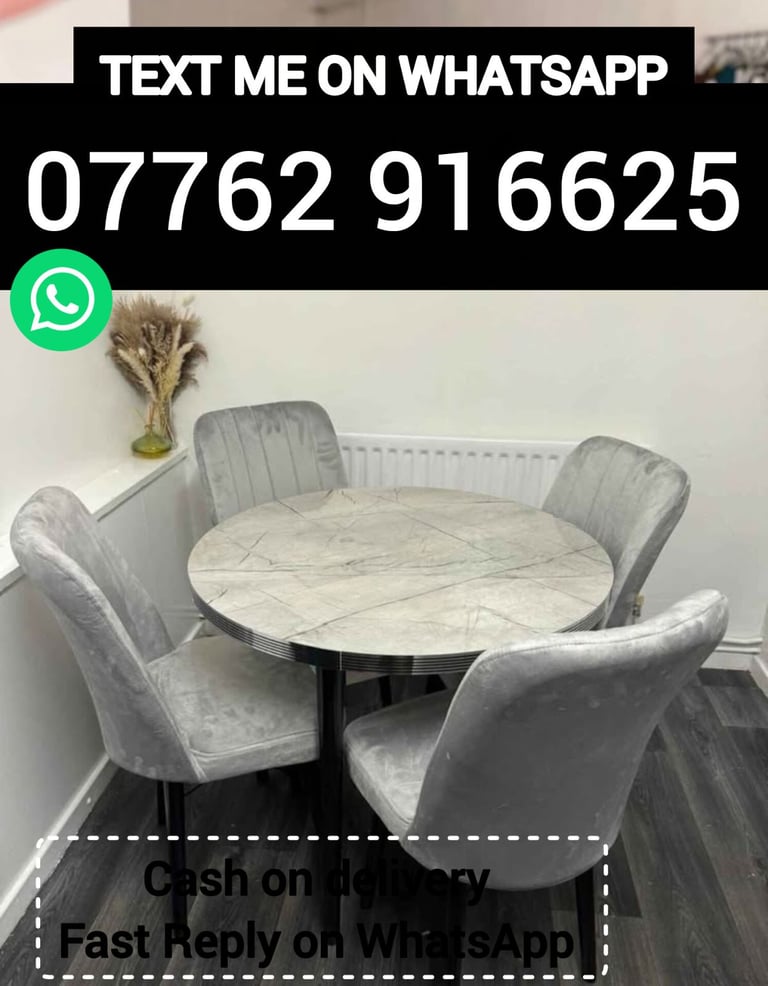 image for Brand New Dining table and chiars.