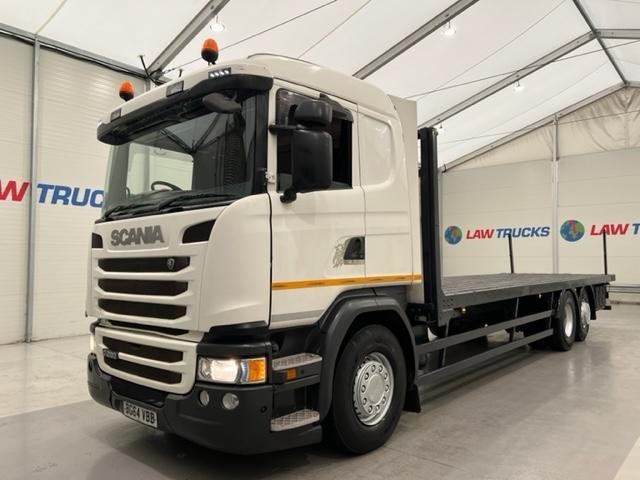 Scania G280 6x2 10 Tyre Rear Lift Sleeper Cab Flatbed Manual