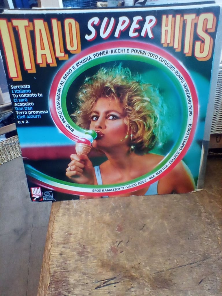 image for ITALO SUPER HITS. VINYL ALBUM,. 