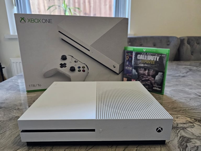 image for Xbox One S 1TB Console With Box – With 2 Games – No Controller