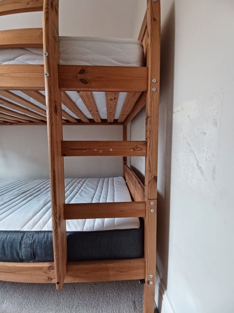 Habitat solid pine bunk beds 