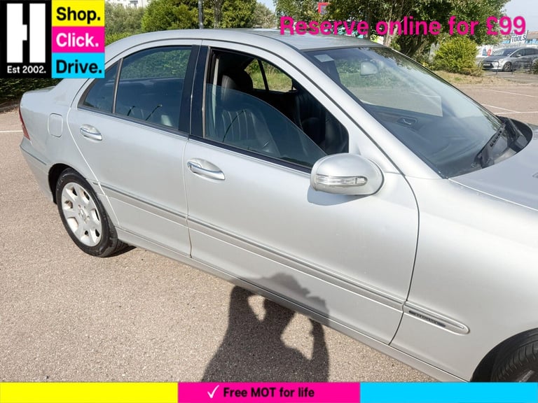  Mercedes-Benz C Class 1.8 C200 Kompressor Elegance SE 4dr Petrol Automatic