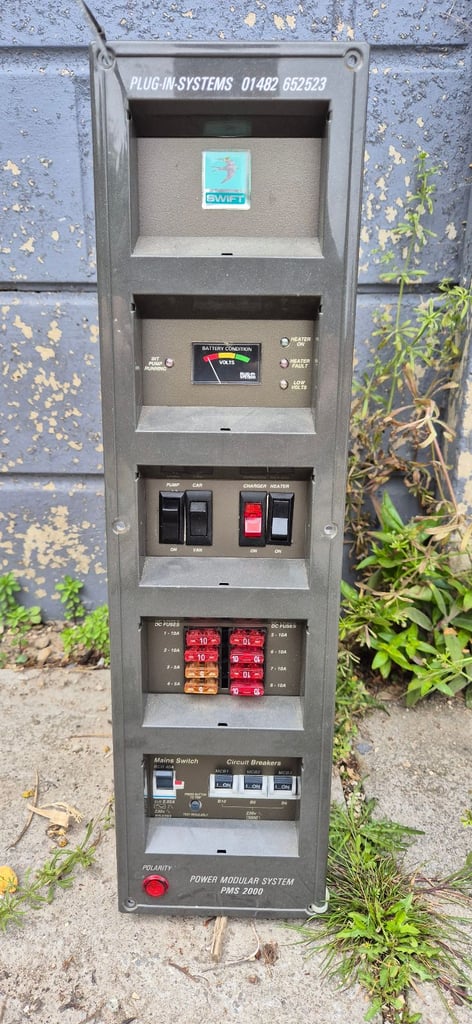 POWERPART PMS1 PMS6 PMS7 PMS2000 Caravan Power Management System, Power Supply, Battery Charger.