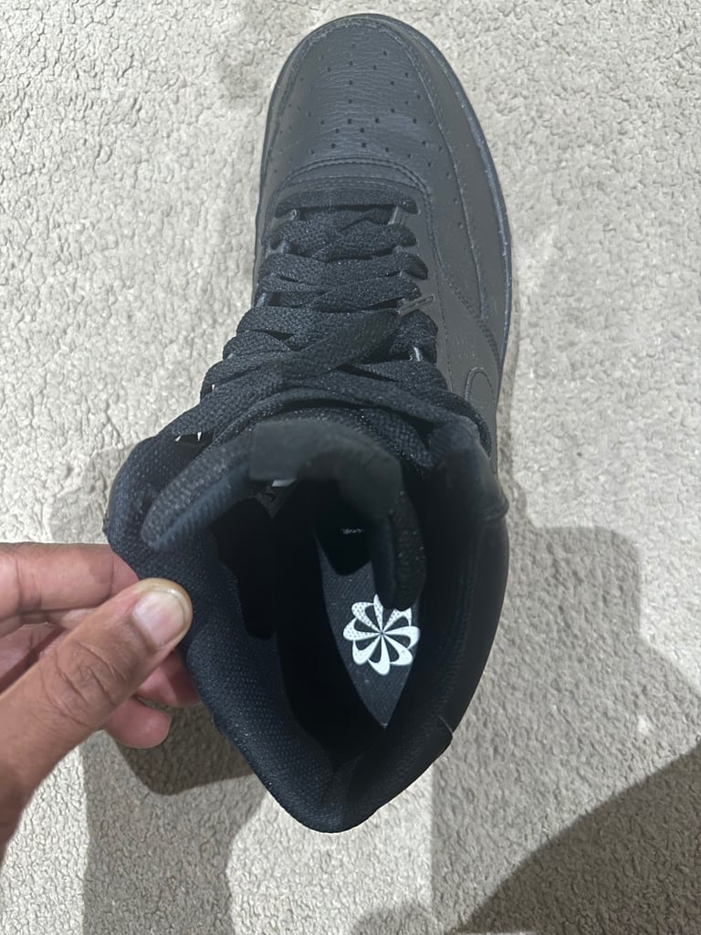 Nike Court Vision Men’s Trainers – UK 9.5 | All-Black | Good Condition | Sold Out in Stores