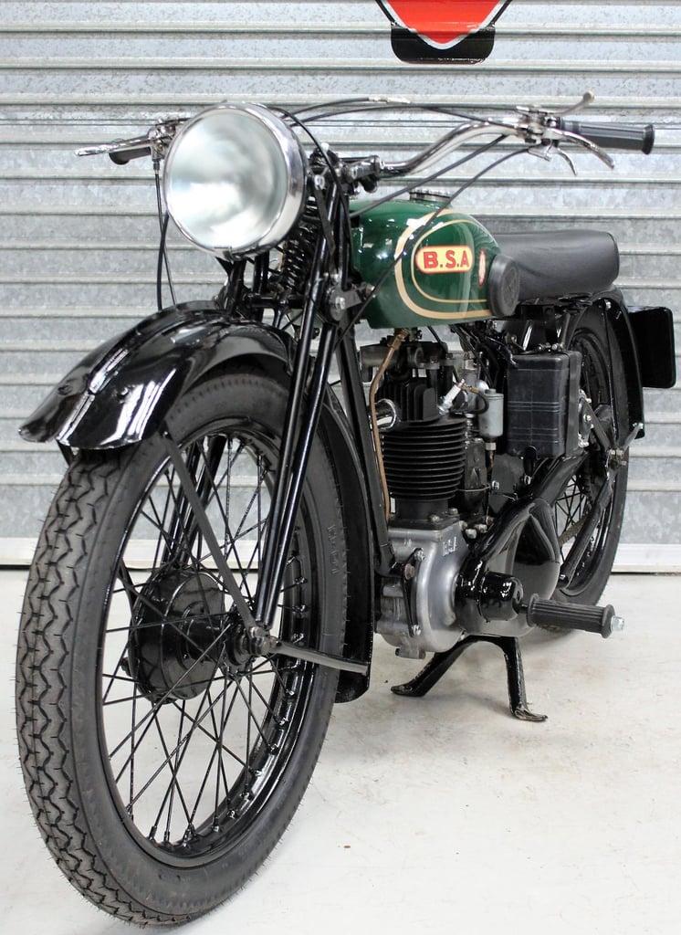 1934 34 BSA B34-2 250 CC HISTORIC CLASSIC BIKE RESTORED VEHICLE RUNS & RIDES