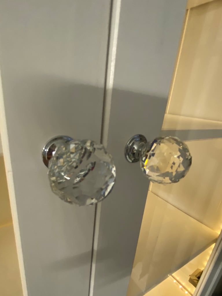 Glass door cabinet  (open to offer)