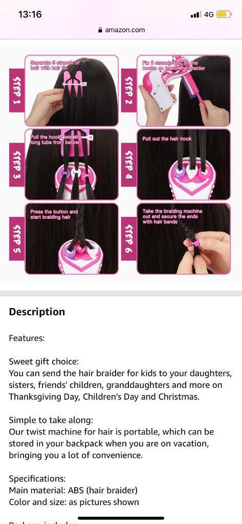Automatic hair braider