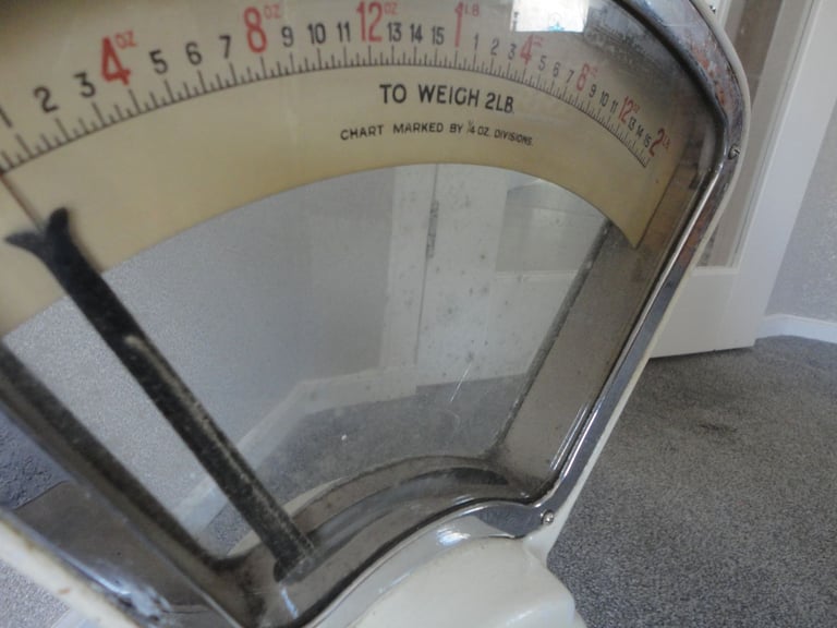 vintage pooley shop sweetie scales