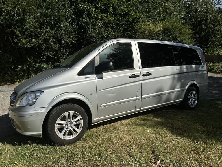 Mercedes VITO Traveliner 2014 XLWB automatic 9 seater 116 silver 2.1 CDI xlong 316k