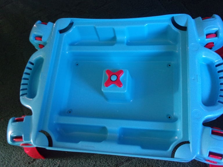 MEGA BLOKS lego table and large bag of bloks