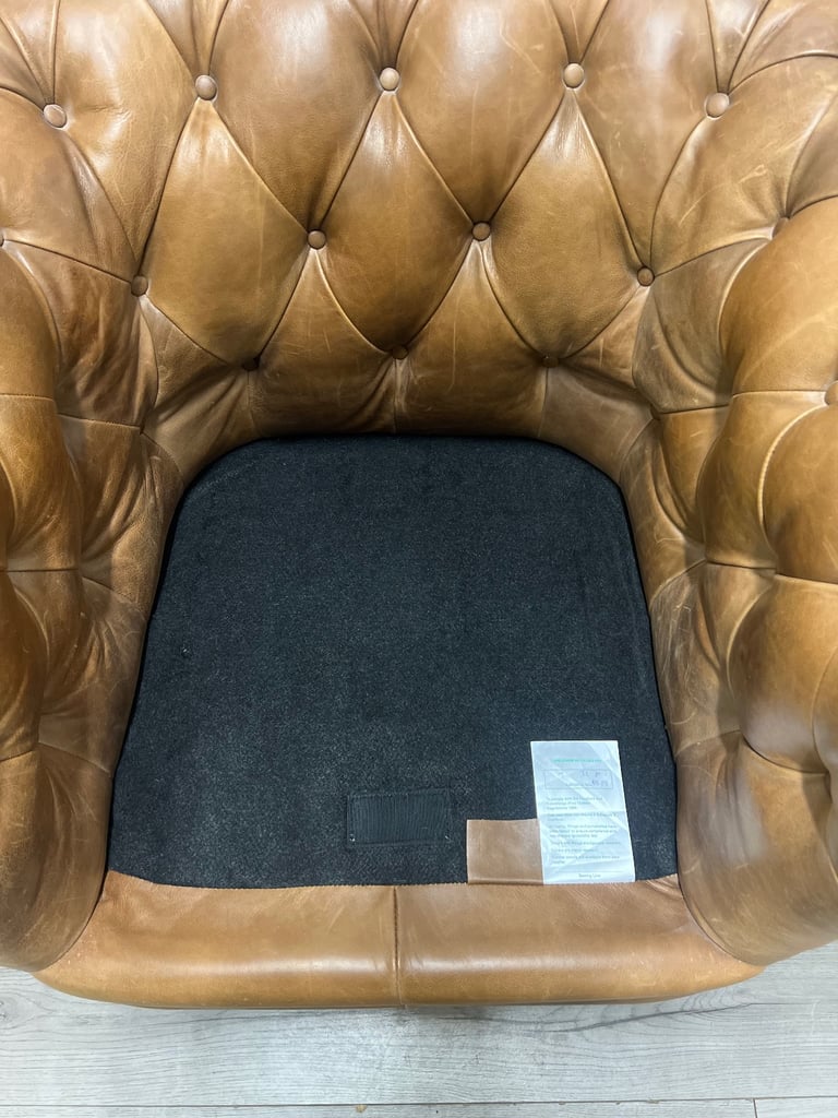 Alexander & James Abraham Leather Chesterfield Armchair