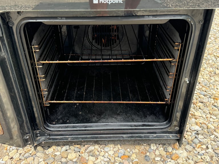 Hotpoint freestanding HAE51K S Cooker fan oven grill Black