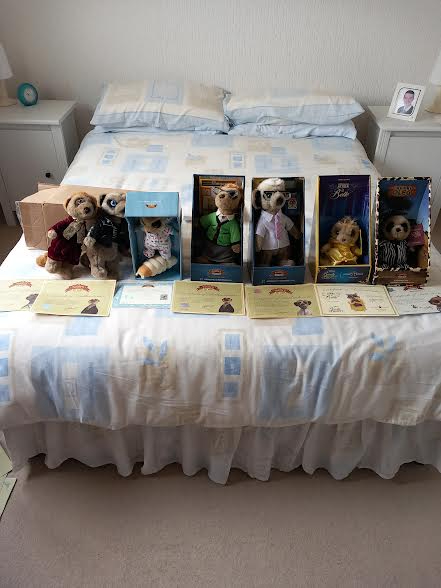 7 x Compare The Market Meerkat Toys. Brand New With Certificates.