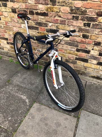 Retro Orange Clockwork Mountain Bike, Manitou Forks, STX, LX, VGC