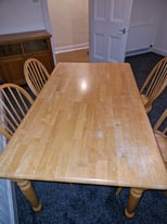 Free Dining Table & 4 chairs 