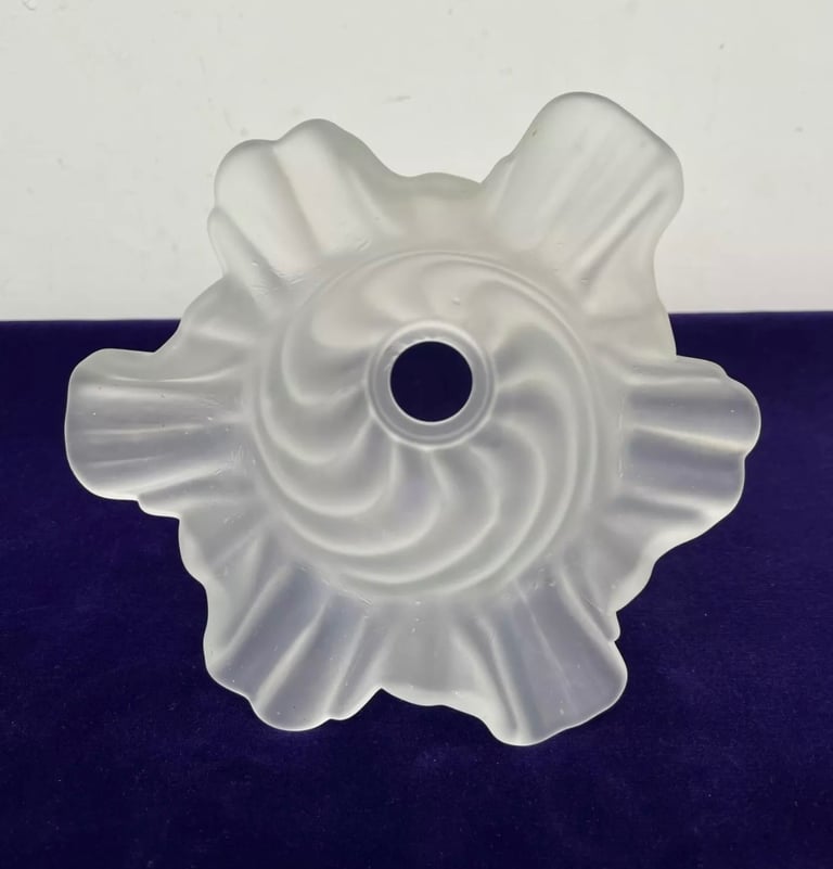 Vintage Frosted Glass Lampshade Light Shade Replacement Shade