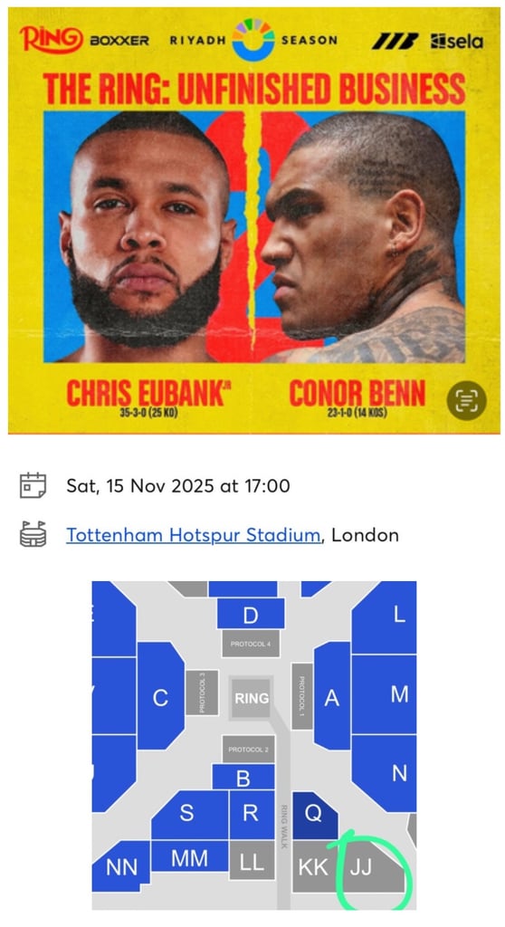 Unfinished Business Chris Eubank vs Connor Benn 2