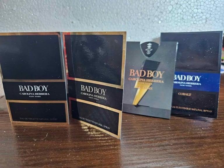 image for 4 x Bad Boy C. H. samples, men's travel