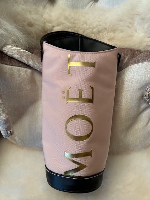 A great Xmas gift - Moet pink cooler with Nicolas Feuillatte Grand Reserve Rose Champagne  
