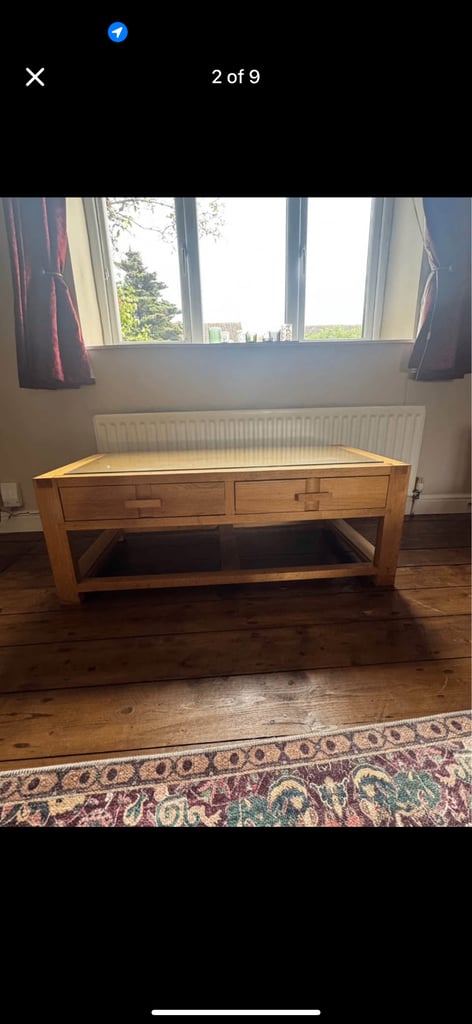 image for Solid wood John Lewis coffee table