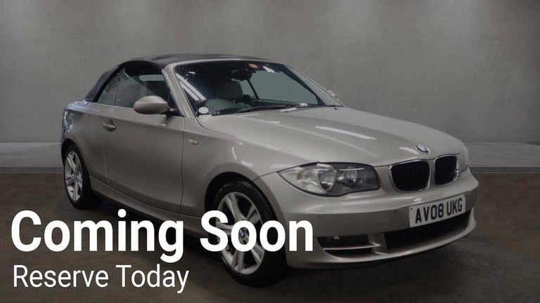 image for 2008 BMW 1 Series 3.0 125i SE Euro 4 2dr CONVERTIBLE Petrol Manual