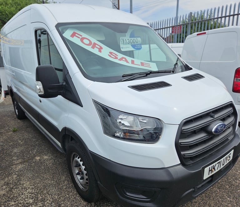 2021 FORD TRANSIT 2.0 EcoBlue 130ps H2 Leader Van 2ltr in White 2021