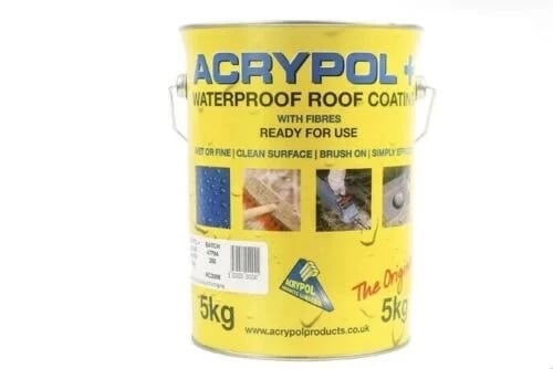 image for (x9) Acrypol Tins - Grey | 5KG