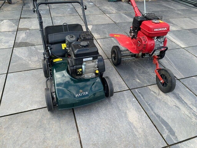 FOR HIRE HAYTER PETROL SCARIFIER HONDA DETHATCHER 35 PER DAY in