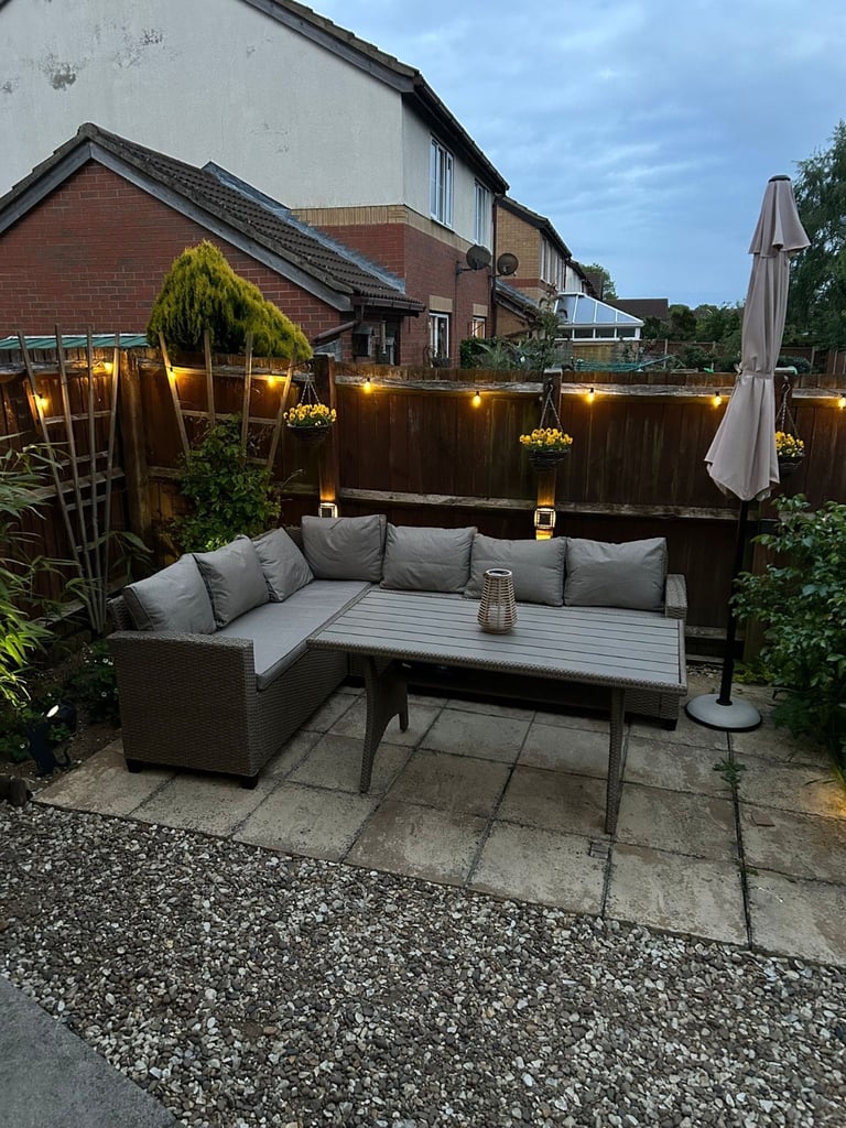 image for Garden lounge set with parasol