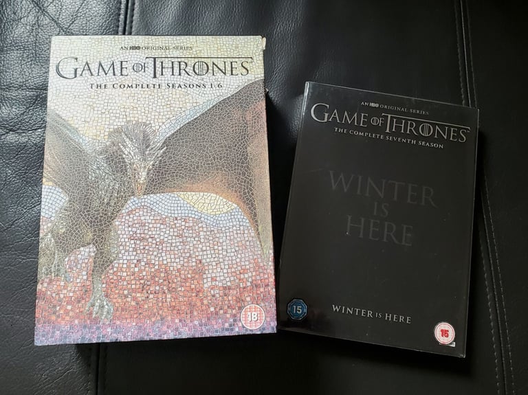 Game of Thrones season 1-7 boxsets.